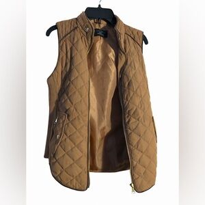 Love Tree Brown Quilted Vest
